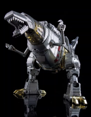 4TH PARTY MP-08 KING GRIMLOCK REXIMUS PRIME OVERSIZED STAINLESS STEEL COLOR VERSION