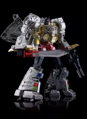 4TH PARTY MP-08 KING GRIMLOCK REXIMUS PRIME OVERSIZED STAINLESS STEEL COLOR VERSION