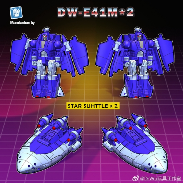 [Pre-Order] Dr.Wu DW-E41M STAR SHUTTLE SCOURGE SET OF 2