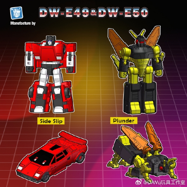 [Pre-Order] DR.WU DW-E49 SIDE SLIP SIDESWIPE & DW-E50 PLUNDER KICKBACK SET OF 2