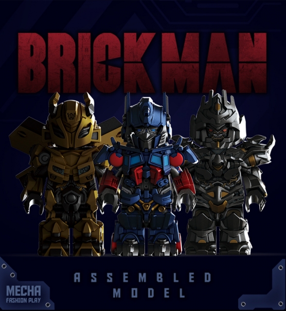 BRICK MAN BM001 OPTIMUS PRIME & BM002 BUMBLEBB & BM003 MEGATRON SET OF 3