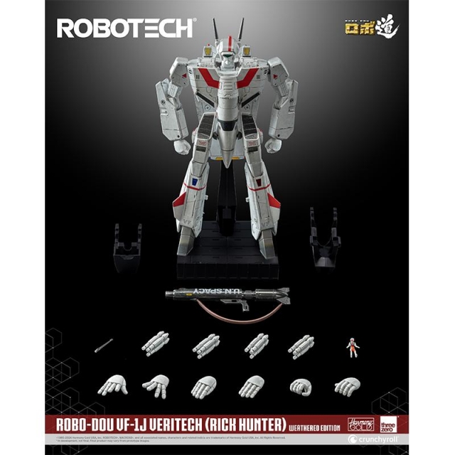 THREEZERO ROBOTECH ROBO-DOU VF-1J VERITECH RICK HUNTER WEATHERED EDITION