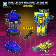 [Pre-Order] Dr.Wu & Mechanic Studio DW-E37M Leap Cliffjumper & DW-E38M Pulse Gun Shockwave shattered Glass Version Set of 2