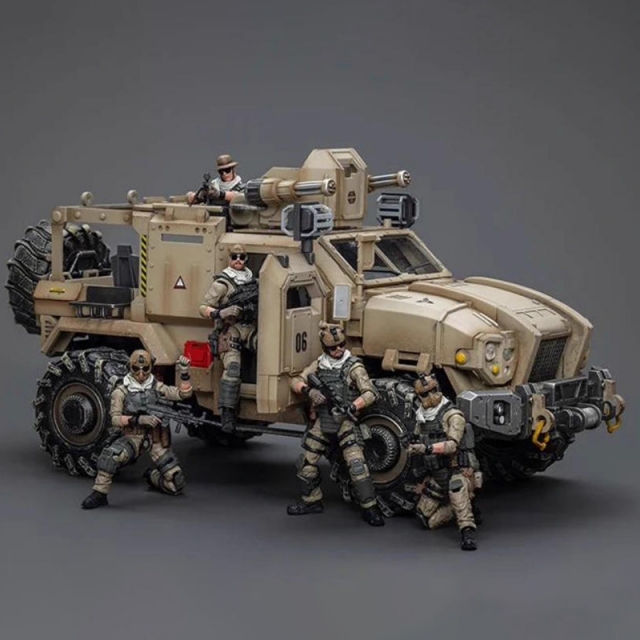 JOYTOY Source Hardcore Cool Play Series U.S. Delta Force Rampage Assault Armored Vehicle Action Figure Model And Assaut Armored Car