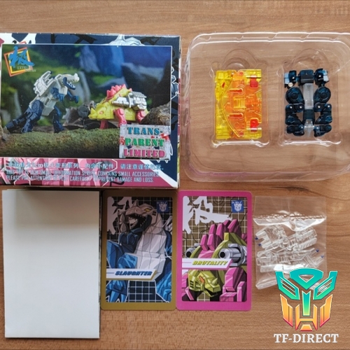 Dr.Wu & Mechanic Studio DW-E61C Brutality Slugfest & DW-E62C Slaughter Overkill Clear Version Set of 2