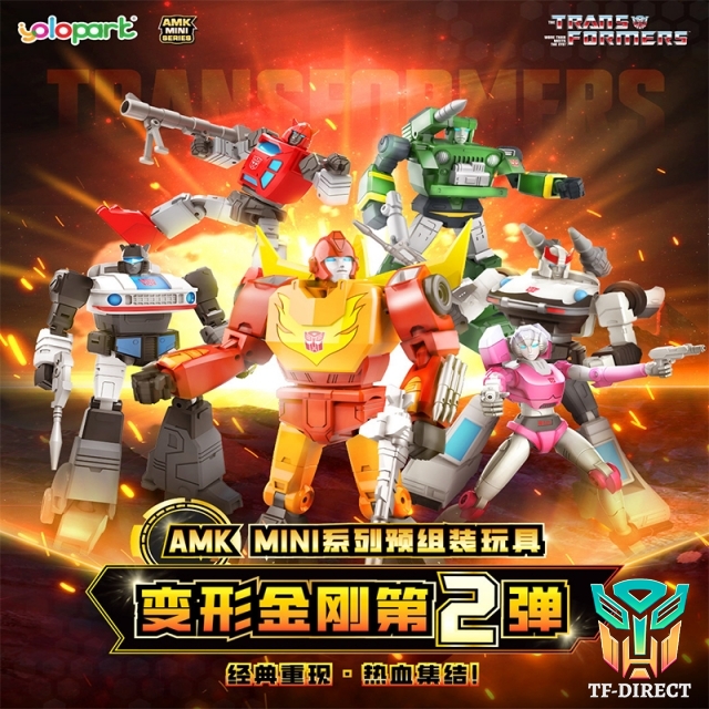 Yolopark AMK Mini Wave 2 Series G1 Model Kits Set of 6