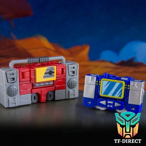 [Pre-Order] Dr.Wu & Mechanic Studio DW-E02A Monitor Soundwave & DW-E16A Sound Master Blaster Animation Version Set of 2