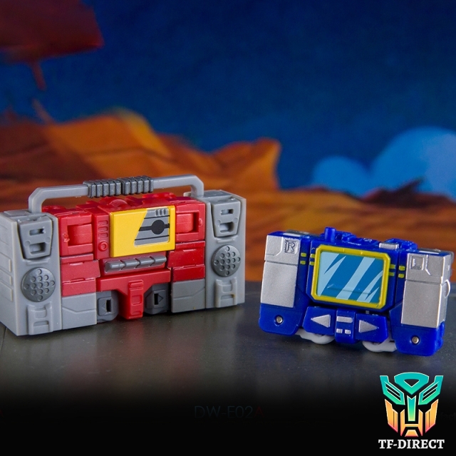 [Pre-Order] Dr.Wu & Mechanic Studio DW-E02A Monitor Soundwave & DW-E16A Sound Master Blaster Animation Version Set of 2