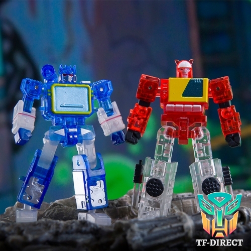 [Pre-Order] Dr.Wu & Mechanic Studio DW-E02S Monitor Soundwave & DW-E16S Sound Master Blaster Transparent Version Set of 2