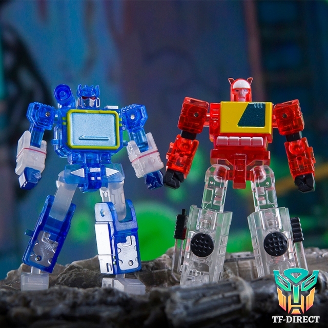 [Pre-Order] Dr.Wu & Mechanic Studio DW-E02S Monitor Soundwave & DW-E16S Sound Master Blaster Transparent Version Set of 2