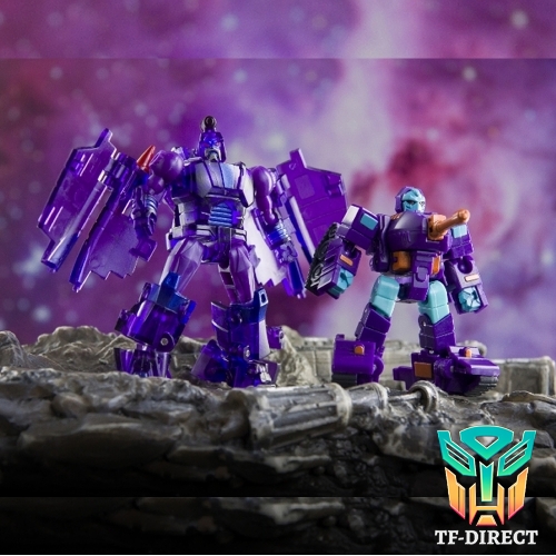 Dr.Wu DW-E40P Purple Tank & DW-E41T Star Shuttle Set of 2 Shattered Glass Version