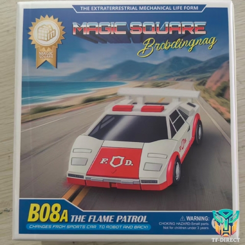 Magic Square MS-B08A The Flame Patrol Red Alert Repaint Version