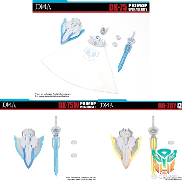 [Pre-Order] DNA Design DK-75 Upgrade Kits for Transformers: Age of the Primes Voyager Class The Thirteen Prima Prime Series