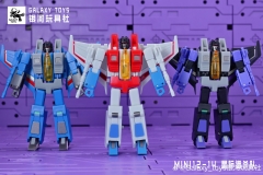 Galaxy Toys MINI12 Starscream & MINI13 Thundercracker & MINI14 Skywarp Set of 3