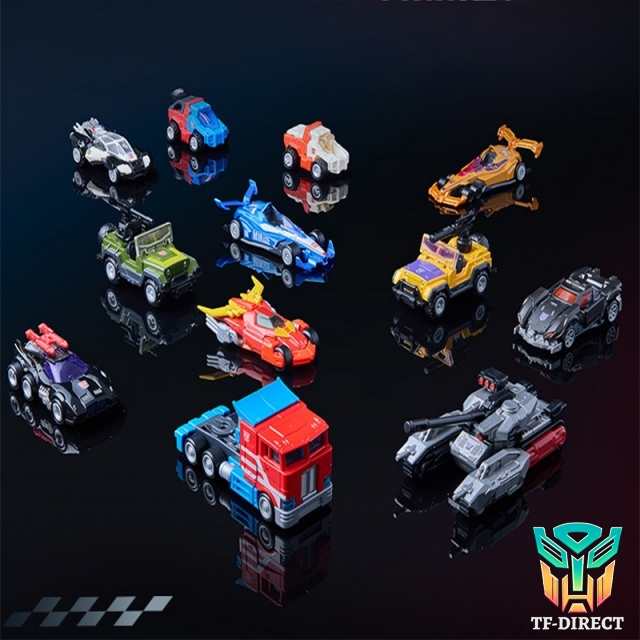 Blokees 1/64 C-01 Transformers Wheels Model Kit Set of 12