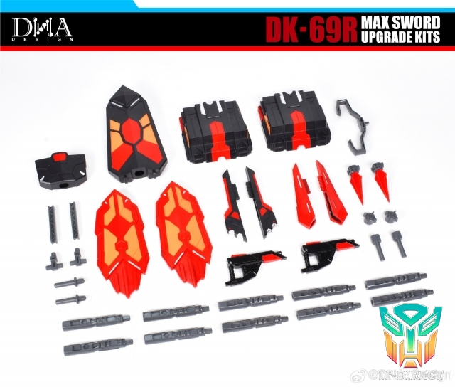 DNA Design DK-69R Max Sword Upgrade Kits