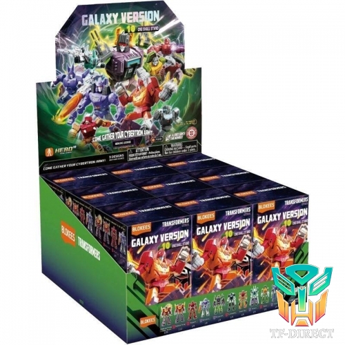 Blokees Transformers Galaxy Version 10 One Shall Fall Model Kit Set of 9
