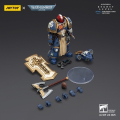 JoyToy JT02786 1/18 Warhammer 40K Ultramarines Metaurus with Power Axe Stormshield and Plasma Pistol