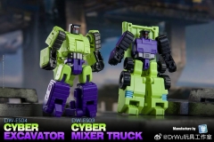 [Pre-order] Dr.Wu DW-ES03 Cyber shovelloader &  DW-ES04 Cyber Mixer Truck