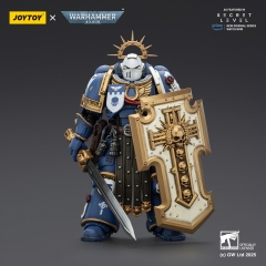 JoyToy JT02809 1/18 Warhammer 40K Ultramarines Torvald with Power Sword Stormshield and Bolt Pistol