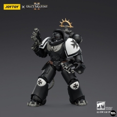 JoyToy JT03721 1/18 Warhammer 40K Game Edition Black Templars Heavy Intercessor with Heavy Bolt Rifle and Bolt Pistol