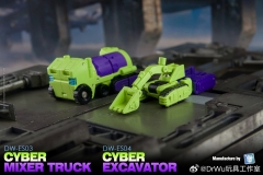 [Pre-order] Dr.Wu DW-ES03 Cyber shovelloader &  DW-ES04 Cyber Mixer Truck