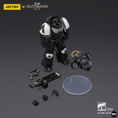 JoyToy JT03721 1/18 Warhammer 40K Game Edition Black Templars Heavy Intercessor with Heavy Bolt Rifle and Bolt Pistol