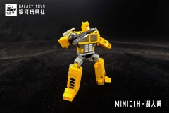 Galaxy Toys MINI01H Leader King Optimus Prime Lakers Yellow Version