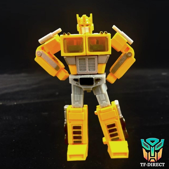 Galaxy Toys MINI01H Leader King Optimus Prime Lakers Yellow Version
