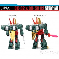 DNA Design DK32 & DK50 Upgrade Kits for G2 Dino Warrior
