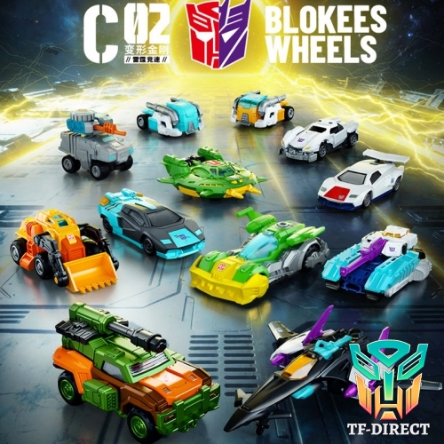 Blokees 1/64 Wheels Transformers C02 Wreck'N Rule Set of 12