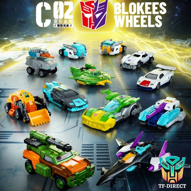 Blokees 1/64 Wheels Transformers C02 Wreck'N Rule Set of 12