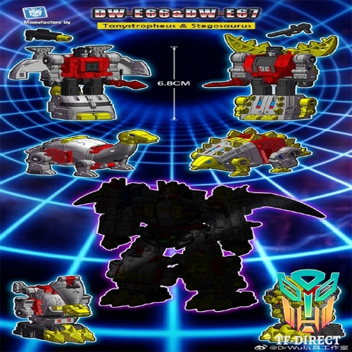 [Pre-Order] Dr.Wu DW-E66&E67 Tanystropheus & Stegosaurus