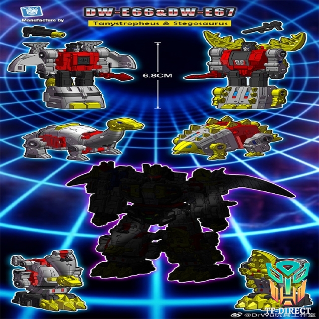 [Pre-Order] Dr.Wu DW-E66&E67 Tanystropheus & Stegosaurus