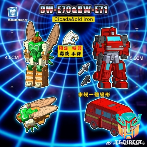 [Pre-Order] Dr.Wu DW-E70 & DW-E71 Cicada & Old Iron