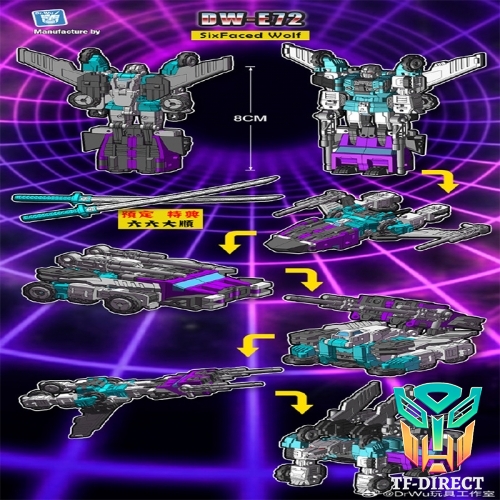 [Pre-Order] Dr.Wu DW-E72 Sixfaced Wolf Sixshot