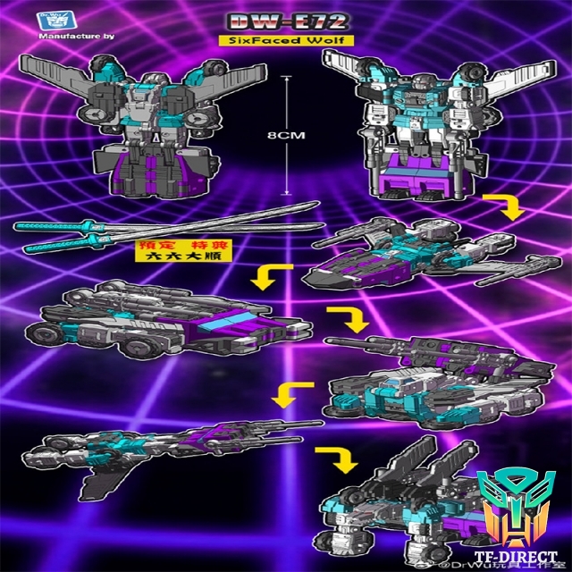 [Pre-Order] Dr.Wu DW-E72 Sixfaced Wolf Sixshot