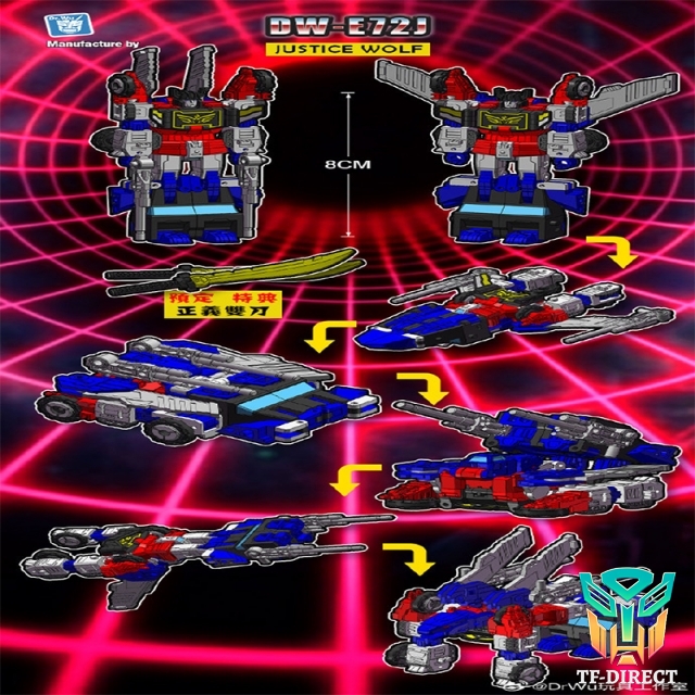 [Pre-Order] Dr.Wu DW-E72J Justice Wolf Sixshot