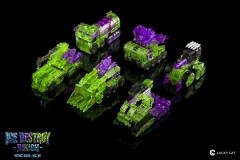 [Pre-Order] Lucky Cat MC02-ICE Ice Destroy Riki-Oh Devastator Set of 6 Transparent Version