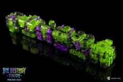 [Pre-Order] Lucky Cat MC02-ICE Ice Destroy Riki-Oh Devastator Set of 6 Transparent Version
