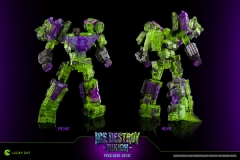 [Pre-Order] Lucky Cat MC02-ICE Ice Destroy Riki-Oh Devastator Set of 6 Transparent Version