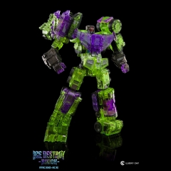 [Pre-Order] Lucky Cat MC02-ICE Ice Destroy Riki-Oh Devastator Set of 6 Transparent Version