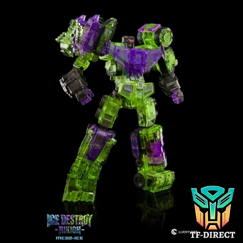 [Pre-Order] Lucky Cat MC02-ICE Ice Destroy Riki-Oh Devastator Set of 6 Transparent Version
