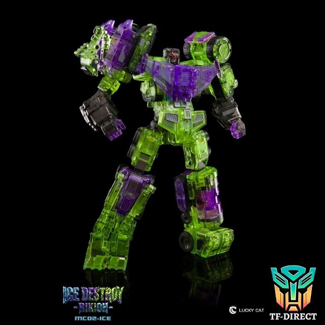 [Pre-Order] Lucky Cat MC02-ICE Ice Destroy Riki-Oh Devastator Set of 6 Transparent Version
