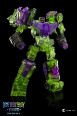 [Pre-Order] Lucky Cat MC02-ICE Ice Destroy Riki-Oh Devastator Set of 6 Transparent Version