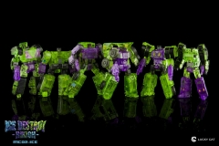 [Pre-Order] Lucky Cat MC02-ICE Ice Destroy Riki-Oh Devastator Set of 6 Transparent Version