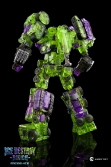 [Pre-Order] Lucky Cat MC02-ICE Ice Destroy Riki-Oh Devastator Set of 6 Transparent Version