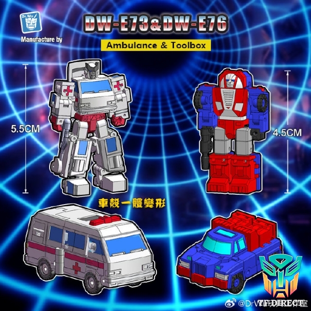 [Pre-Order] Dr.Wu DW-E73&DW-E76 Ambulance & Toolbox