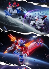 Blokees Transformers Defender Version 08 Battle Stars Model Kit Set of 12