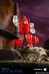 Dr.Wu DW-E40T Red Tank Warpath & DW-E13T Sky Glider Powerglide Clear Version Set of 2